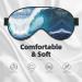 SSIMOO Big Sea Wave HD Soft Sleep Eye Mask | Breathable Travel Eye Patch for Women | Ideal for Relaxation & Comfort - Buy Online on SooperMarket.com