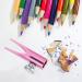 Beavorty Color Pencils & Eyebrow Pencil Sharpener | Manual Makeup Tool for Eyebrow Lip & Eyeliner Pencils - Pink - Buy Online on SooperMarket.com