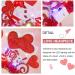 Vatocu LED Valentine's Day Headband Luminous Heart Headpiece Red Lips Headband Sequins Heart Hair Accessories for Holiday Wedding Birthday Party Gift - Buy Online on SooperMarket.com
