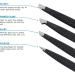 4-Piece Professional Eyebrow Tweezers Set for Precision Hair Removal - Ideal for Women and Men - Splinter, Blackhead, and Ingrown Hair Removal Tool - Buy Online on SooperMarket.com