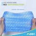 AIDEA Cleaning Wipes - 80 Ct Multi-Purpose Towel Reusable Cloths - Domestic Cleaning Towels - Dish Cloths (12''x24'') Blue - Buy Online on SooperMarket.com