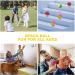 Osdue 3PCs Astro Jump Ball - Super High Bouncing Rainbow Foam Balls for Kids' Parties | Lightweight Spring Rubber Ball with Fun Noise - Buy Online on SooperMarket.com