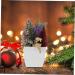 HOMSFOU 5pcs Christmas Simulation Potted Plant Tiny Christmas Tree Christmas Pine Tree Artificial Plant for Desk Decor Fake Plant Christmas Plant Decoration Small Plant Plastic Office Mini Goldenx5pcs 21X11cmx5pcs - Buy Online on SooperMarket.com