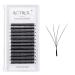 W Eyelash Extensions 4D Volume 0.07D Curl 8-15mm Easy Fan W-shaped Lash Premades Cluster Black W Lash W4D-0.07D/8-15Mix
