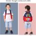Willikiva Cute Zoo 3D Kids Backpack | Waterproof Toddler Backpack for Boys and Girls | Red Preschool Bag - Buy Online on SooperMarket.com