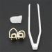 Halloween Hip Hop Teeth Hip Hop Hollow Tooth Convenient 2 Brass Fashionable for Party for Fashion Show for Festival(gold) - Buy Online on SooperMarket.com