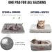 Self Warming Cat Dog Bed 23.6x19.7inch Grey - Extra Warm Thermal Pet Pad for Indoor Outdoor Pets - Buy Online on SooperMarket.com