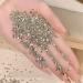 100pcs Quality Nails Art Decorative Accessories Rhinestones Nail Craft Decortaion Easy Installation And Removal AB Nail Rhinestones - Buy Online on SooperMarket.com