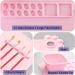 Silicone Painting Mat Kit | Apron, Oversleeve, Brushes | Craft Mats for Kids | 20x16 Inches | Resin Mat | DIY Projects | Pink - Buy Online on SooperMarket.com
