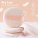 10-Piece Pure Cotton Powder Puff Set for Face Makeup Velour Puffs with Ribbon Applicator for Loose Powder & Foundation - Buy Online on SooperMarket.com
