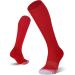 FITRELL Over-the-Calf Knee High Baseball Soccer Softball Socks (2 Pack) - Red - Medium - Buy Online on SooperMarket.com