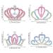 8 PCS Mini Crystal Rhinestone Princess Crown Hair Comb Set for Girls - Perfect Birthday Party Hair Decoration - Buy Online on SooperMarket.com