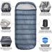 BISINNA XXL 3-4 Season Sleeping Bag for Big & Tall Adults - Waterproof, Lightweight & Warm - Perfect for Camping, Backpacking & Hiking - Gray - Left Zip - Buy Online on SooperMarket.com
