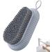 FACYNDE Needle Cleaning Brush - Stylish Fingernail Peeling Brush with Loop for Effective Nail Care - Unisex Pedicure Tool in Gray - Buy Online on SooperMarket.com