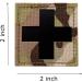 Infrared Reflective Multicam MED Medical Tactical Patch 2x2 inch - EMS EMT Fastener - Buy Online on SooperMarket.com