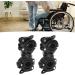 Stick Cane Drive Rollator Portable Walking Stick Cane Drive Rollator Universal Rotate Accessory for Daily Life Pure Black - Buy Online on SooperMarket.com