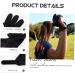 Anneome Archery Finger Stall Mittens Bow and Finger Glove Three Finger Archery Gloves Leather Gloves Archery Equipment Portable Shooting Glove Wear-resistant Archery Equipment Black Major 20x10cm Black - Buy Online on SooperMarket.com