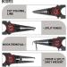 Booms Fishing X02 Aluminium Saltwater Fishing Pliers Kit - Hook Remover, Split Ring Pliers, Braided Line Cutters - X12_7 inch_Gun Color - Buy Online on SooperMarket.com