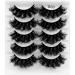 FEITA 8D Volume Fluffy Wispy False Eyelashes Kit - 5 Pairs Dramatic Soft Faux Mink Natural Lashes (9-22MM) - International Shipping Available - Buy Online on SooperMarket.com