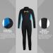 Goldfin Kids Wetsuit 3mm Neoprene Fullsuit Back Zip for Boys - Black, Size 10 - Buy Online on SooperMarket.com