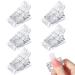 Sularpek 5 Pcs Transparent Nail Clip Polygel Nail Clip Polygel Nail Clamps for Quick Building Gel Nail Tips Clip Plastic Finger Extension UV LED Builder for DIY Manicure Nail Art.