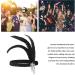 WLLHYF Feather Headwear Feather Headband Flapper Headpiece Head Wear Fashion Soft and Comfortable Hair Bows Hair 1920s Accessories for Kids Girls Party Decoration (Silver Tassel Black Feather) - Buy Online on SooperMarket.com