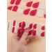 EBANKU Christmas Glitter Gel Nail Polish Strips - Long Lasting Waterproof Wraps Stickers with File Wipes & Sealing - SDTRK14 - Buy Online on SooperMarket.com