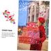KOMBIUDA 10pcs Christmas Bronzing Gauze Bag Sheer Bags Santa Bags Drawstring Bag Candy Calendar 20 17 4CM Assorted Color 1 - Buy Online on SooperMarket.com