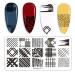 Jeewheet Nail Art Starter Kit - 6PC Nail Stamps & 4 Replacement Heads | Flame Patterns for Perfect Nails - Buy Online on SooperMarket.com