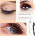Buy Eyelash Comb Set - Stainless Steel Mascara Applicator Brushes | 2pcs Foldable & Portable for Easy Eye Makeup - Buy Online on SooperMarket.com