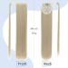 Silk-co 28 Inch Straight Clip in Ponytail Hair Extension - Blond&Bleach Blond | Heat-Resistant Fiber Hairpiece for Women - Buy Online on SooperMarket.com