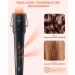 Curling Wand Ohuhu 5 in 1 Hair Curler Curling Tongs Iron Set with 5 Pcs 0.35 to 1.25 Inch Interchangeable Ceramic Barrel Heat Protective Glove 2 Clips Dual Voltage Gift for Girl Women Mother's Day Black - Buy Online on SooperMarket.com