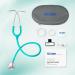 Buy SCIAN Dual Head Stethoscope for Nurses & Doctors - Classic Stainless Steel Medical Supplies with Carrying Bag - Pearlescent Green - Ship Worldwide - Buy Online on SooperMarket.com