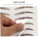 Beavorty 9 Sheets Waterproof Eyebrow Stickers Set Water Proof 6d - Buy Online on SooperMarket.com
