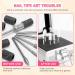 Ranrose Silver Nail Drill Bit Holder Case - 25PCS Holes Organizer Box for Nail Drill Bits - Pink Nail Storage Display Container - Buy Online on SooperMarket.com