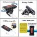 BurningSun Bike Light Set - 1000 Lumens, 5 Modes, 360 Rotatable, USB Rechargeable, IP65 Waterproof - Front and Back Cycling Lights - Buy Online on SooperMarket.com