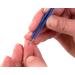 FAUDE Pointed Tweezers for Splinters & Ingrown Hairs - Precision Stainless Steel 10cm (Blue) | International Shipping - Buy Online on SooperMarket.com