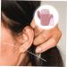 FOMIYES Ear Piercing Cleaning Line - 2 Sets of Earring Hole Cleaner Floss | Thin Cotton Thread for Ear Cleaning - 7.5x6.6cmx2pcs - Buy Online on SooperMarket.com