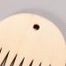 Professional Wood Weaving Comb for DIY Tapestry Knitting - Small Sawtooth Comb - Buy Online on SooperMarket.com
