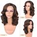Quantum Love Short Loose Curly Body Wave Wig for Black Women - Mix Brown, 16 inches - Buy Online on SooperMarket.com