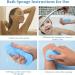 Fitmedify Skin Sponge Superpeeler - Magic Exfoliating Bath Sponge for Callus and Dead Skin Removal - 3D Super Soft Exfoliating Sponge for Adults and Children - Reusable (4PCS) - Buy Online on SooperMarket.com