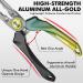 TRUSCEND Fishing Pliers Set with Zinger Retractor | Saltwater Resistant Teflon Coated | Multi-Function Fishing Gear | Hook Remover Split Ring Plier | Fly Fishing Tools | Fishing Gifts for Men - Alpine Green - Buy Online on SooperMarket.com