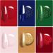 Christmas Dip Powder Set - Red Green Golden Glitter - No Lamp Cure - Fine Dipping Powder - Even & Smooth Finish - 6pcs-10g/box - Buy Online on SooperMarket.com