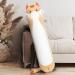 Mewaii Orange 110cm Plush Pillow | Soft Kitten Stuffed Animal Toy - Perfect Gift for Ages 3+ - Buy Online on SooperMarket.com