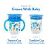 Nuby 360 Edge 2 Stage Drinking Rim Cup 8 Oz Robot Blue | Removable Handles & Hygienic Cover | 12M+ - 80815 - Buy Online on SooperMarket.com