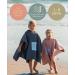Molis & Co. Kids Batheponcho | Hooded Beach Towel for 1-2 Years | Stripes | Oeko-Tex 100 Certified | Light & Compact Bathrobe in Altrosa - Buy Online on SooperMarket.com