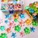 100PCS Glutinous Edible Rice Paper Flower Shape Cake Baking Decoration Edible Flower for Cake Toppers Birthday Wedding Party Cupcake Food Decorations Rice Paper Cupcake Topper Decoration - Buy Online on SooperMarket.com