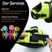 Vivaglory Ripstop Dog Rescue Vest - XXS Neon Yellow Boat Safety for Small Medium Dogs (28-35cm Chest) - Buy Online on SooperMarket.com