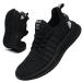 VNANV Mens Slip On Walking Shoes Lightweight Breathable Non Slip Running Shoes Comfortable Gym Tennis Comfortable Athletic Fashion Sneakers for Men 16 White