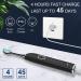 Sonicare Electric Toothbrush with 12 Dupont Brush Heads | 15 Cleaning Modes | 4 Hours Charging for 60 Days Use | Whitening Dental Care for Adults & Kids - Buy Online on SooperMarket.com